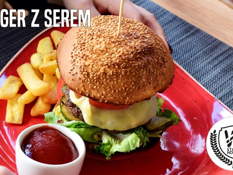 burger z serem