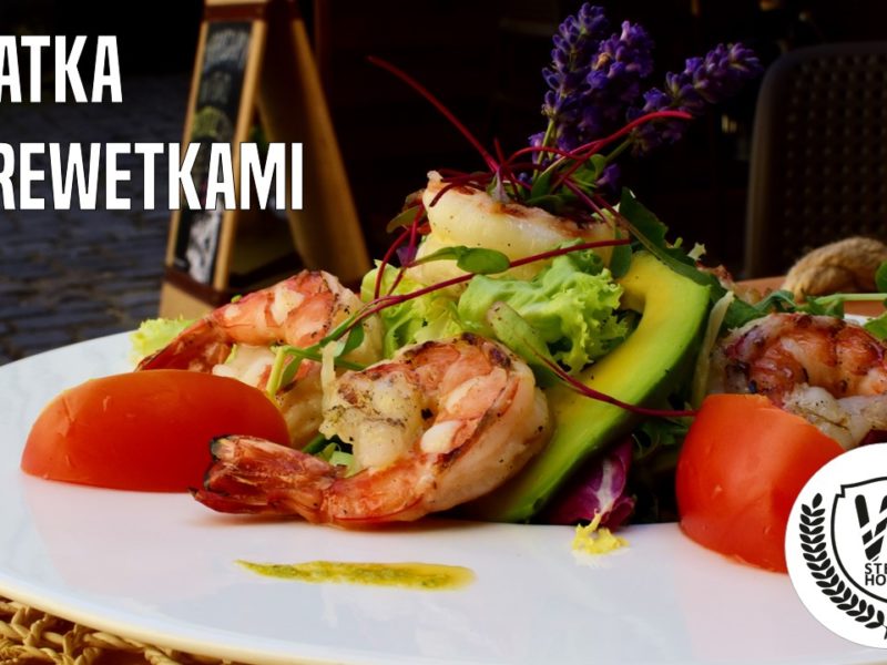 sałatka z krewetkami